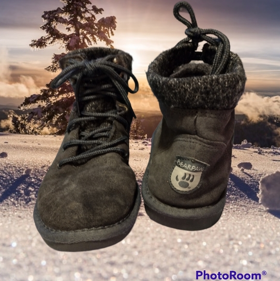 Bearpaw Marie Water Resistant Boots Gray - Picture 4 of 7